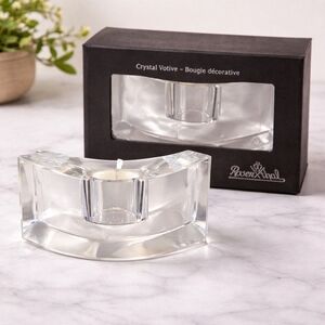 Rosenthal Crystal VotiveCandle Holder With Original Box Mid Century Modern